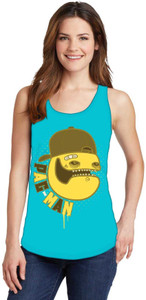 Snoogg Casual Sleeveless Graphic Print Women's Multicolor Top