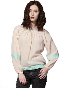 Roadster Casual 3/4th Sleeve Solid Women's Orange Top