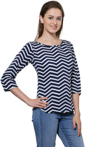 Stop Look Casual 3/4th Sleeve Printed Women Multicolor Top