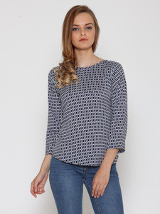 Stop Look Casual 3/4th Sleeve Printed Women Multicolor Top