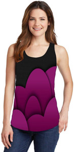 Snoogg Casual Sleeveless Graphic Print Women's Multicolor Top