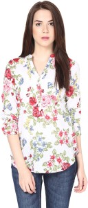 harpa casual 3/4th sleeve floral print women's multicolor top
