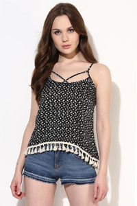 Veni Vidi Vici Casual Sleeveless Printed Women's Multicolor Top