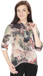 Svt Ada Collections Casual Short Sleeve Floral Print Women's Multicolor Top