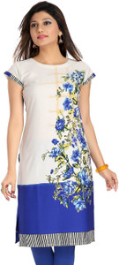 Meher Impex Casual Cap Sleeve Floral Print Women's Multicolor Top