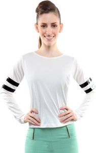Miss Chase Casual Full Sleeve Solid Women's White Top
