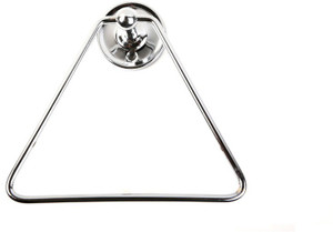RoyaL Indian Craft Triangular Shape Solid Steel 6 inch 1 Bar Towel Rod