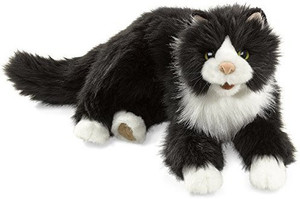 Folkmanis Tuxedo Cat Hand Puppet