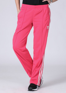 Adidas pink track pants sales