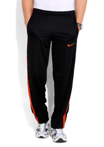 Black and orange nike joggers clearance