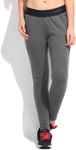 reebok solid women's track pants