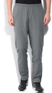 reebok solid men's track pants