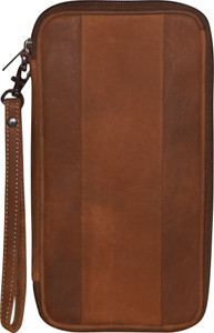 Kan Tan Hunter Leather Fashion Travel Document Holder/Organizer For Men and Women