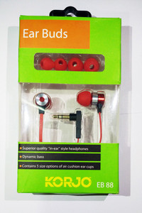 Korjo EB 88 EAR BUDS - RED