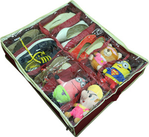 Krio Designs Under the bed Shoe Organizer with 12 compartments