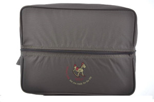 PackNBUY Multifunctional Bag With Partition For Shoes Towels Socks Cosmetics Baby Kit - Grey Color