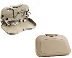 AutoSun Foldable Car Dining Meal Drink Tray Set Of 2 Hyundai Sonata Gold