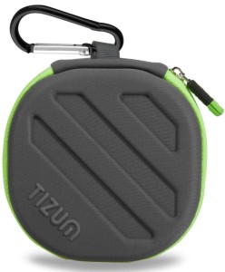 TIZUM Earphone Carrying Case - Multi Purpose Pocket Storage Travel Organizer for Headphone, Pen Drives, Memory Card, Cable