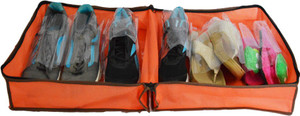 Krio Designs Shoe Storage Travel One Organizer Portable Bag (Stores 6 Pairs of Sports Shoes Sandals Slippers Casual)