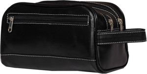 Leather World classic Travel Toiletry Kit