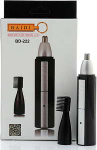 Baidi BD-222 Nose Ear & Eyebrow Cordless Trimmer