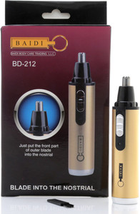 Baidi BD-212 Nose Ear & Eyebrow Cordless Trimmer