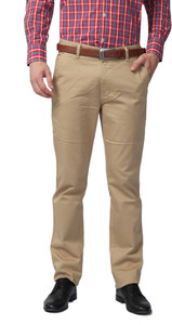 Sparky Slim Fit Men s Beige Trousers 