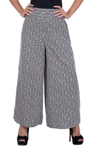 Deewa Regular Fit Women's Black Trousers