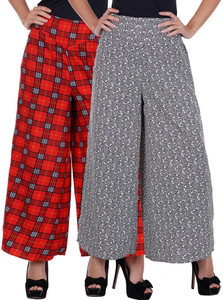Deewa Regular Fit Women's Multicolor Trousers