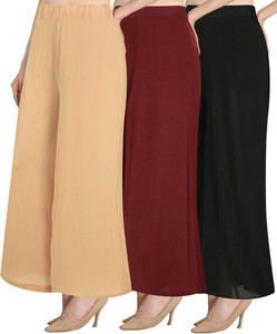 NGT Regular Fit Women's Beige, Maroon, Black Trousers
