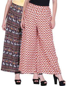 Deewa Regular Fit Women's Multicolor Trousers