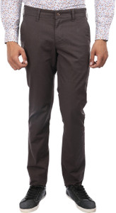 Oxemberg Slim Fit Men s Brown Trousers 