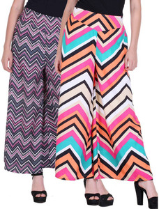 Deewa Regular Fit Women's Multicolor Trousers