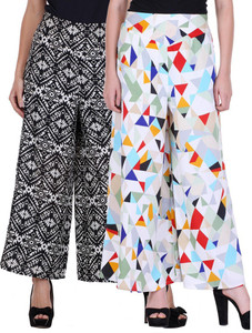 Deewa Regular Fit Women's Multicolor Trousers
