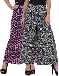 Deewa Regular Fit Women's Multicolor Trousers