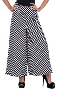 Deewa Regular Fit Women's Black Trousers