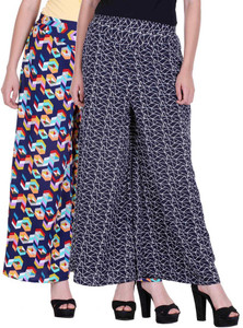 Deewa Regular Fit Women's Multicolor Trousers