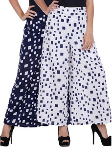 Deewa Regular Fit Women's Multicolor Trousers