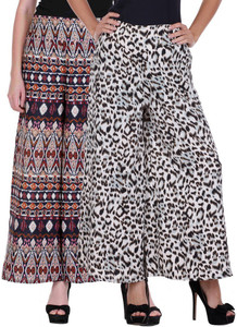 Deewa Regular Fit Women's Multicolor Trousers
