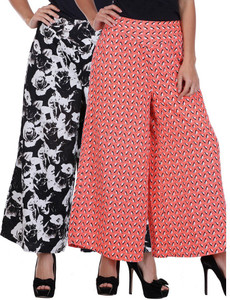 Deewa Regular Fit Women's Multicolor Trousers
