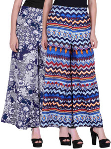 Deewa Regular Fit Women's Multicolor Trousers