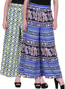 Deewa Regular Fit Women's Multicolor Trousers