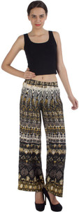 Vea Kupia Regular Fit Women's Black Trousers