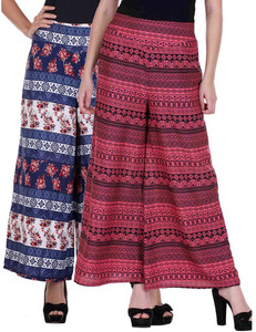 Deewa Regular Fit Women's Multicolor Trousers