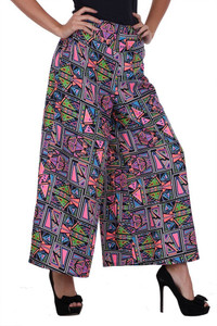 Deewa Regular Fit Women's Multicolor Trousers