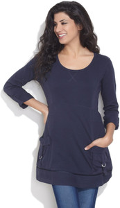 Espresso Solid Women's Tunic