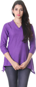 Estyle Solid Women's Tunic