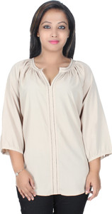 Plus Wink Solid Women's Tunic