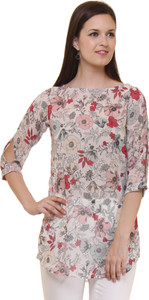 Ruhaan's Floral Print Women's Tunic