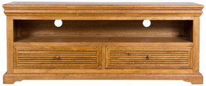 HomeTown Solid Wood TV Entertainment Unit